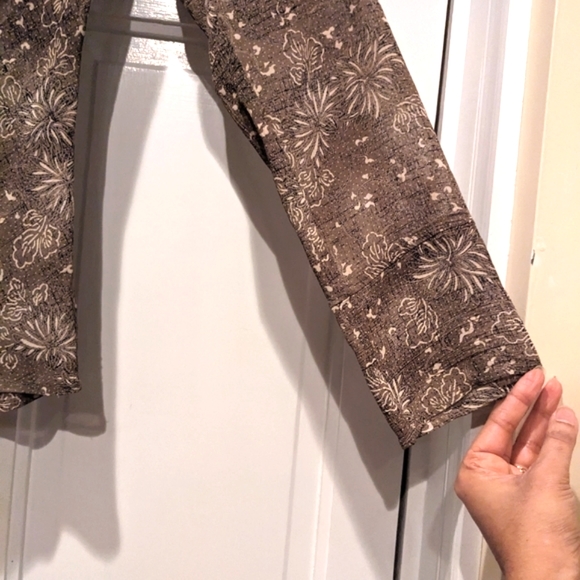 🌞J. Jill fireworks/floral rayon tunic top, size XS - Picture 7 of 10